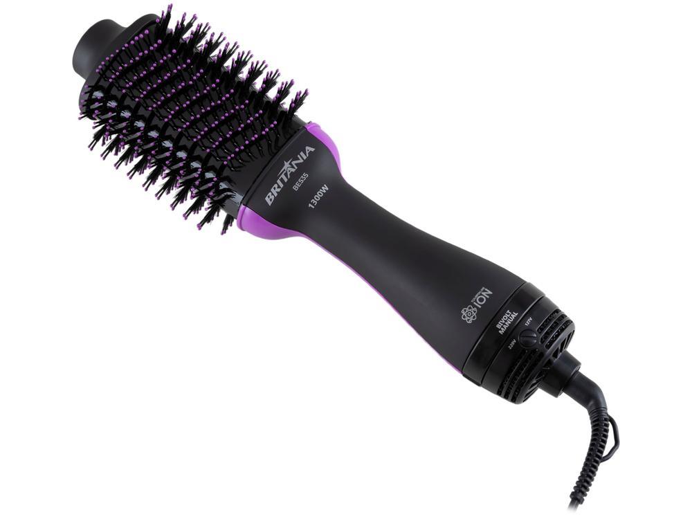 Escova Secadora Britânia BES35 1300W 2 Velocidades 3 Níveis de Temperatura Tourmaline Íon - 1