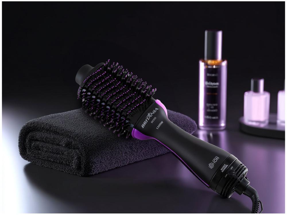 Escova Secadora Britânia BES35 1300W 2 Velocidades 3 Níveis de Temperatura Tourmaline Íon - 5