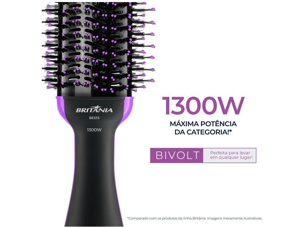 Escova Secadora Britânia BES35 1300W 2 Velocidades 3 Níveis de Temperatura Tourmaline Íon - 7