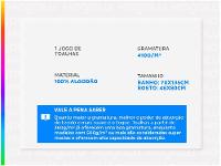 Jogo de Toalhas Buddemeyer 100% Algodão Novita Extra Soft Jacquard Felpa Rosa 4 Peças - 2