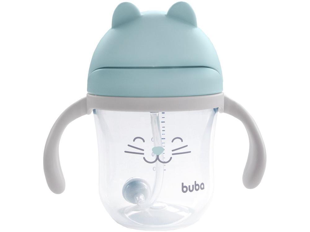 Copo Infantil com Canudo 220ml Buba Gatinho - 1