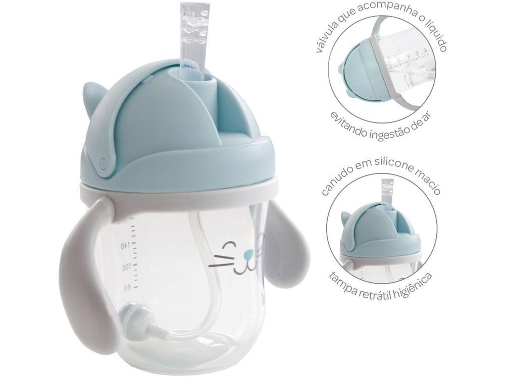Copo Infantil com Canudo 220ml Buba Gatinho - 4