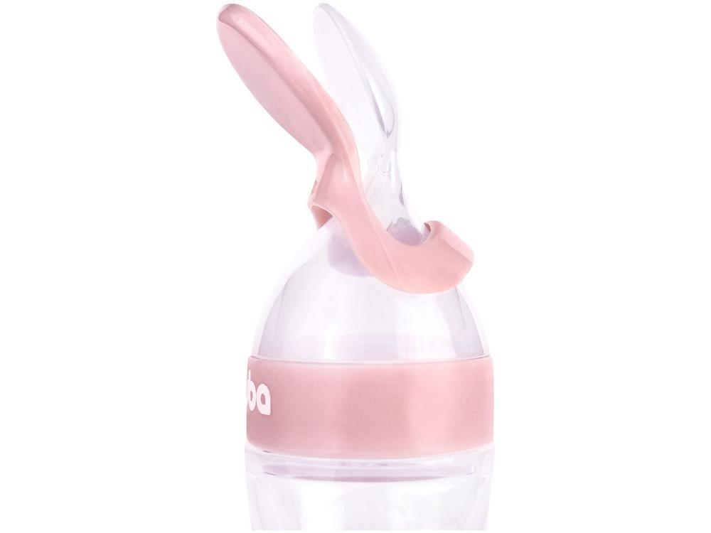 Colher Dosadora Infantil Em Silicone Buba 90ml Baby Rosa - 3