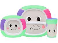 Kit Refeição Infantil Buba Zoo Elefante 3 Peças - 1