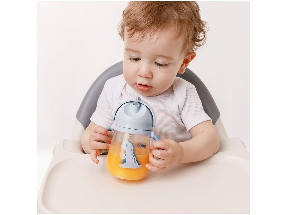 Copo Infantil com Canudo 240ml Buba Dino - 2