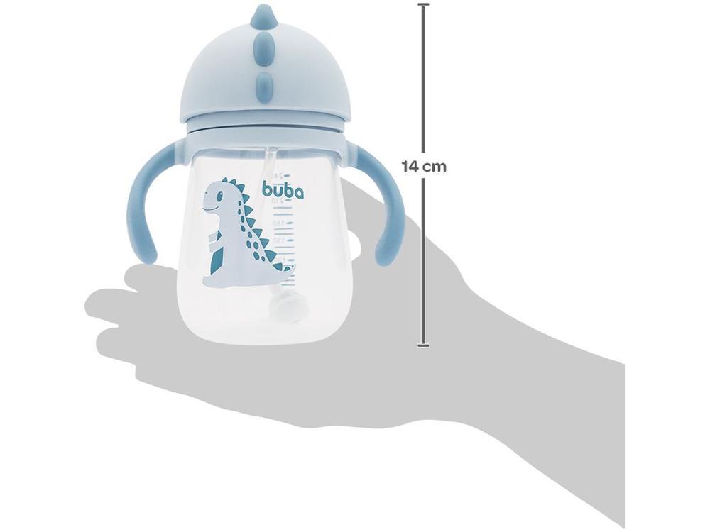 Copo Infantil com Canudo 240ml Buba Dino - 5
