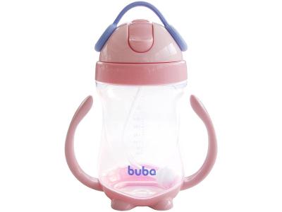 Copo Infantil com Canudo 300ml Buba com Dispositivo