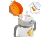 Copo Infantil com Canudo 240ml Buba Coroa Leão - 5