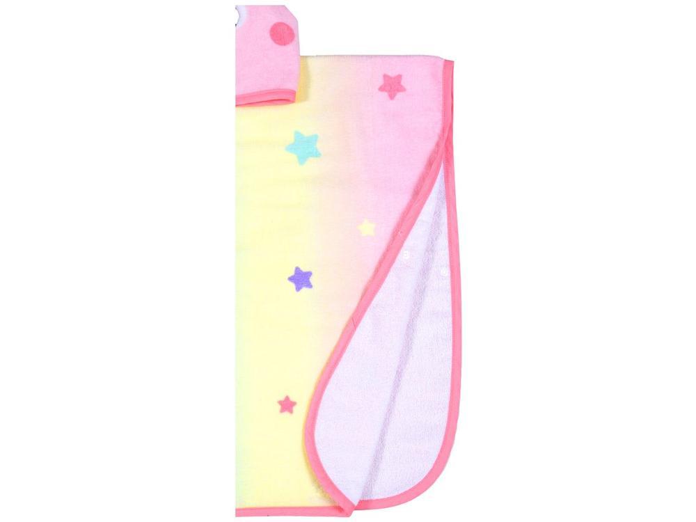Toalha de Banho Infantil Buba 100% Algodão Poncho Unicórnio Pink - 8
