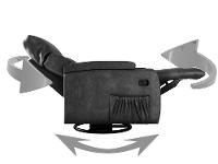 Poltrona Reclinável Moderno 2 Posições Matrix Commander