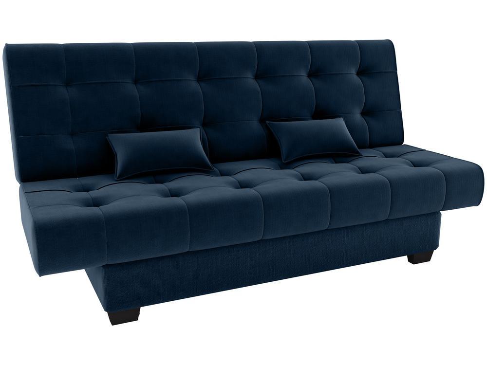 Sofá-cama 3 Lugares Casal Reclinável Veludo Matrix Laila - 5