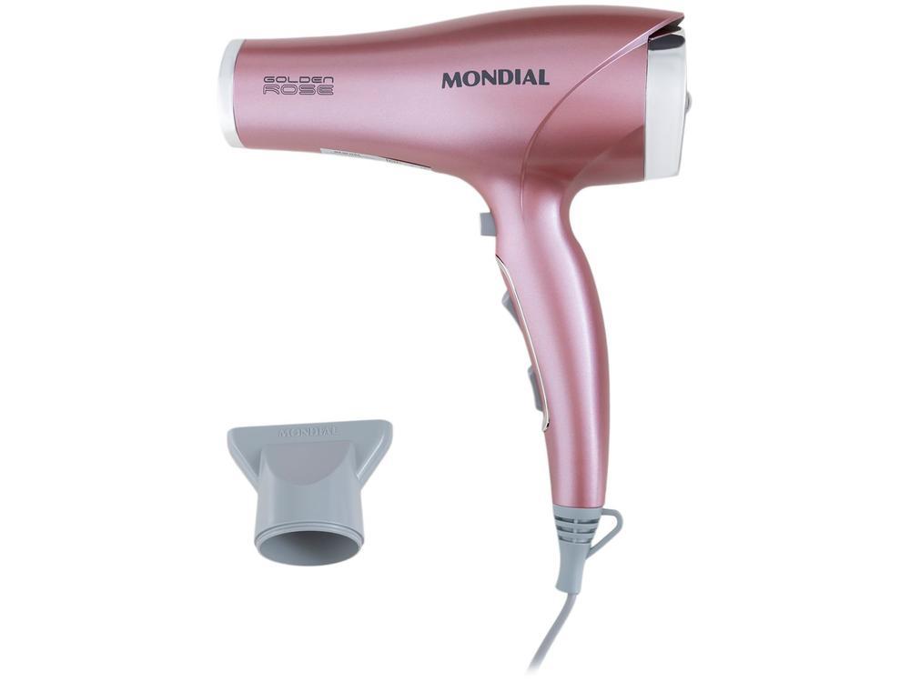 Secador de Cabelo Mondial Tourmaline Ion Golden - 1