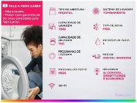 Lava e Seca Smart Samsung WD13T 13kg Digital Inverter 3 em 1 Água Fria - 2