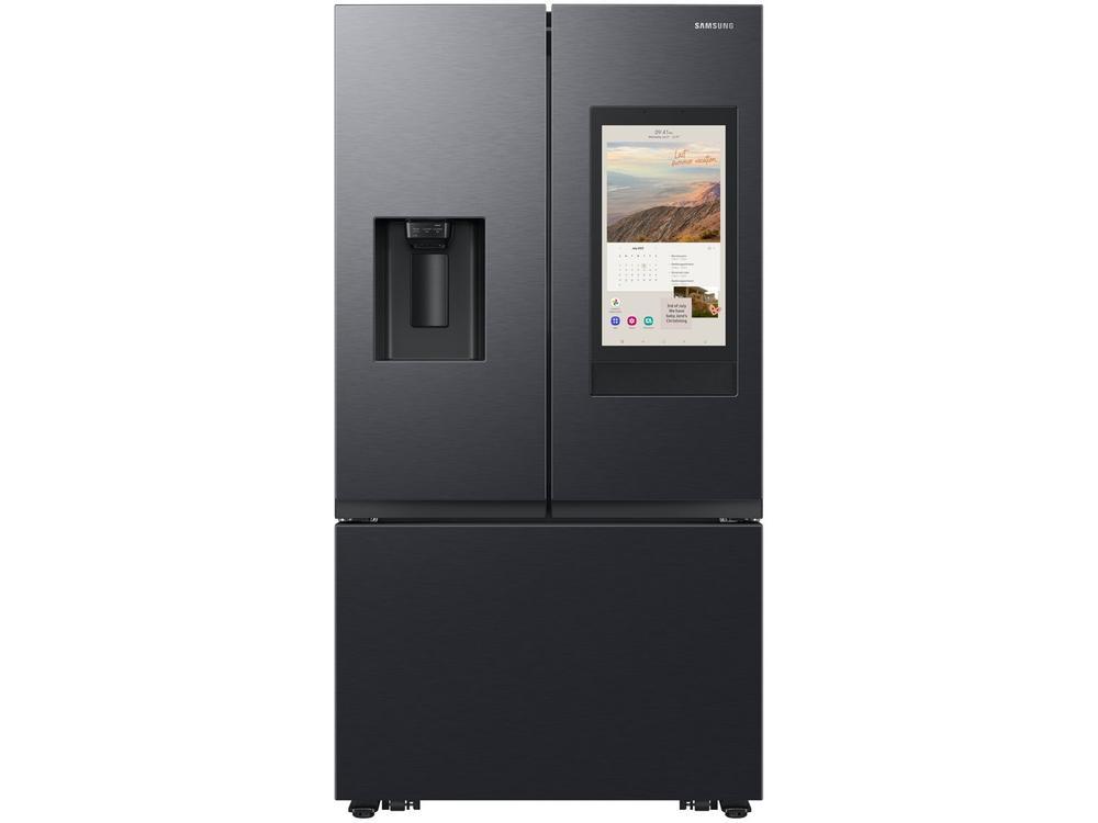 Geladeira/Refrigerador Samsung Smart Frost Free Inox French Door Preto 564L com Dispenser de Água e Gelo RF27CG591 - 1