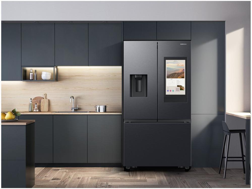 Geladeira/Refrigerador Samsung Smart Frost Free Inox French Door Preto 564L com Dispenser de Água e Gelo RF27CG591 - 3