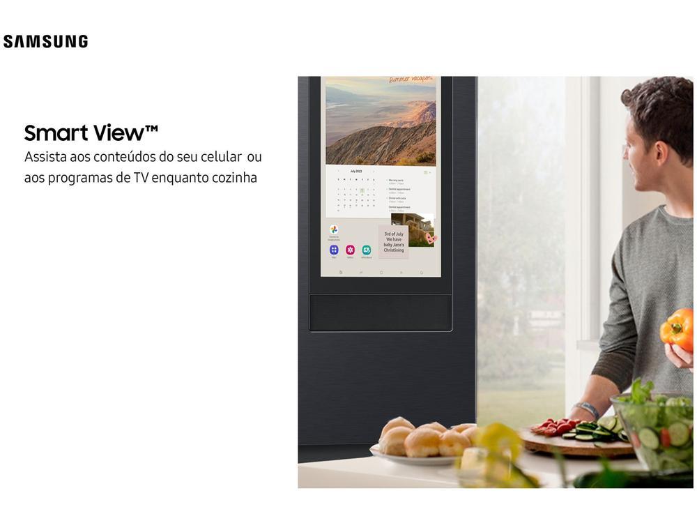 Geladeira/Refrigerador Samsung Smart Frost Free Inox French Door Preto 564L com Dispenser de Água e Gelo RF27CG591 - 9