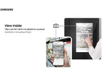 Geladeira/Refrigerador Samsung Smart Frost Free Inox French Door Preto 564L com Dispenser de Água e Gelo RF27CG591 - 7