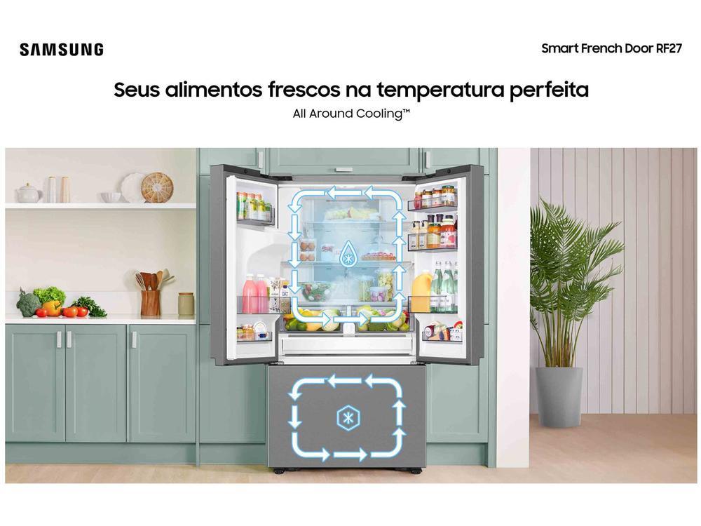Geladeira/Refrigerador Samsung Smart Frost Free French Door 576L com Dispenser de Água e Gelo RF27CG5410SR/BZ - 9