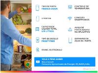 Geladeira/Refrigerador Samsung Smart Frost Free French Door 576L com Dispenser de Água e Gelo RF27CG5410SR/BZ - 2