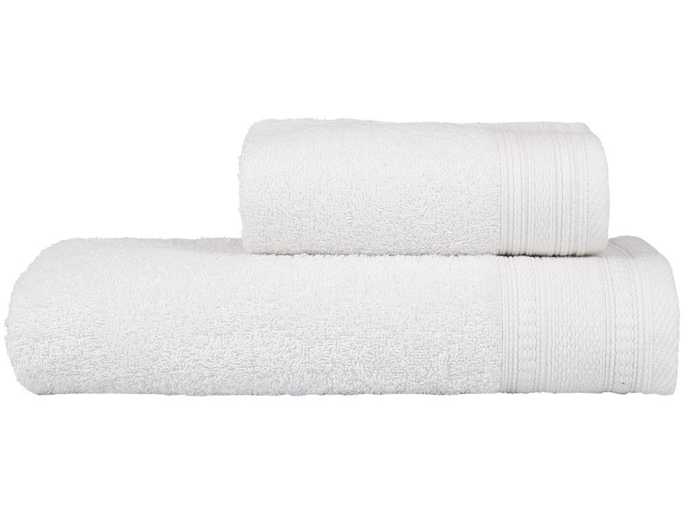 Jogo de Toalhas de Banho Atlântica 100% Algodão Lagos nos Filmes Off White 2 Peças - 1