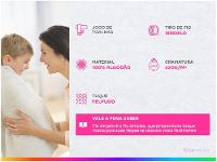 Jogo de Toalhas de Banho Atlântica 100% Algodão Lagos nos Filmes Off White 2 Peças - 7