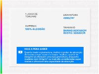 Jogo de Toalhas de Banho Atlântica 100% Algodão Lagos nos Filmes Off White 2 Peças - 2