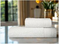 Jogo de Toalhas de Banho Atlântica 100% Algodão Lagos nos Filmes Off White 2 Peças