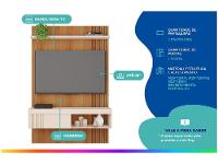 Painel para TV até 45" Caemmun Jade 1.2 1 Prateleira - 2