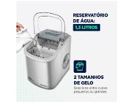 Máquina de Gelo Turbo Ice Premium MG-12-GI Mondial 12kg Cinza - 5