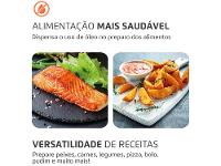 Air Fryer Mondial Forno Oven AFON-12L-BI Preto e Inox 12L - 33