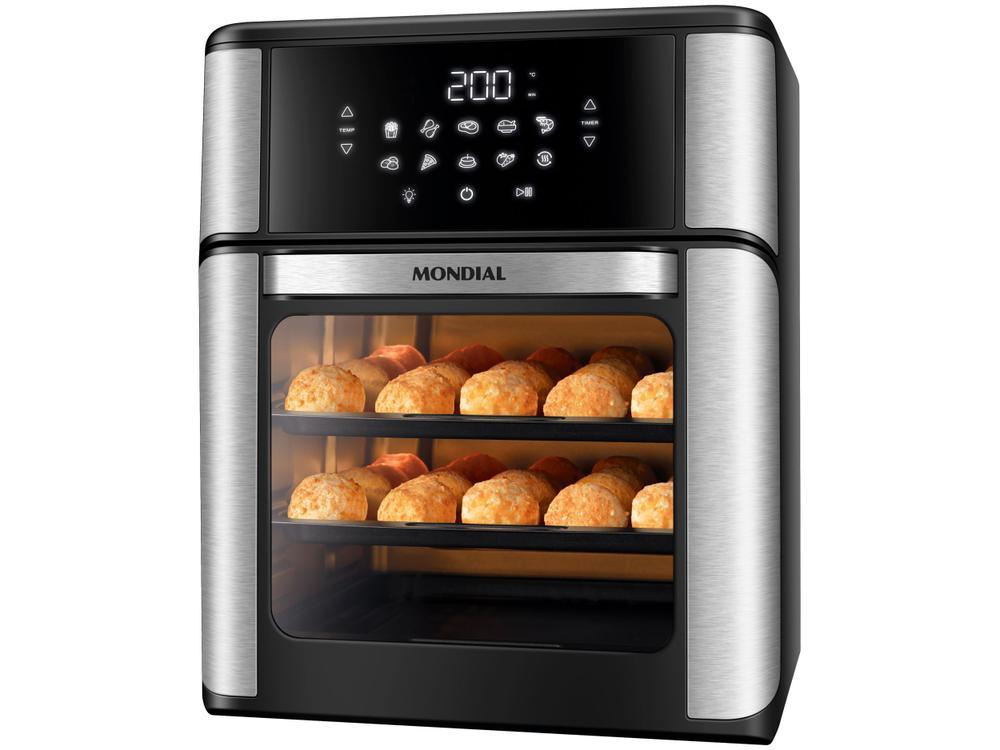 Air Fryer Mondial Forno Oven AFON-12L-BI Preto e Inox 12L - 1