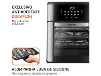 Air Fryer Mondial Forno Oven AFON-12L-BI Preto e Inox 12L - 14