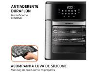 Air Fryer Mondial Forno Oven AFON-12L-BI Preto e Inox 12L - 5