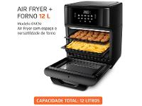 Air Fryer Mondial Forno Oven AFON-12L-FB Preta 12L - 13