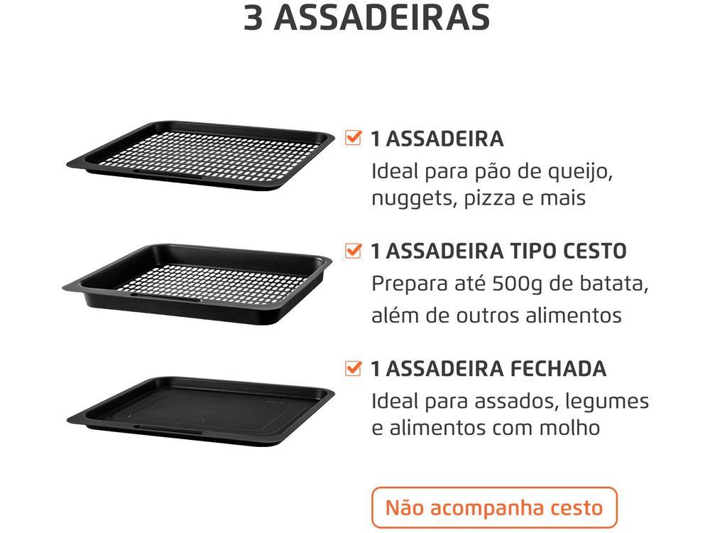 Air Fryer Mondial Forno Oven AFON-12L-FB Preta 12L - 13