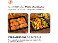 Air Fryer Mondial Forno Oven AFON-12L-FB Preta 12L - 16