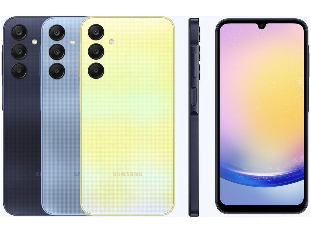 Smartphone Samsung Galaxy A25 6,5" 256GB Verde Claro 5G 8GB RAM Câm Tripla 50MP + Selfie 13MP Bateria 5000mAh Dual Chip - 5