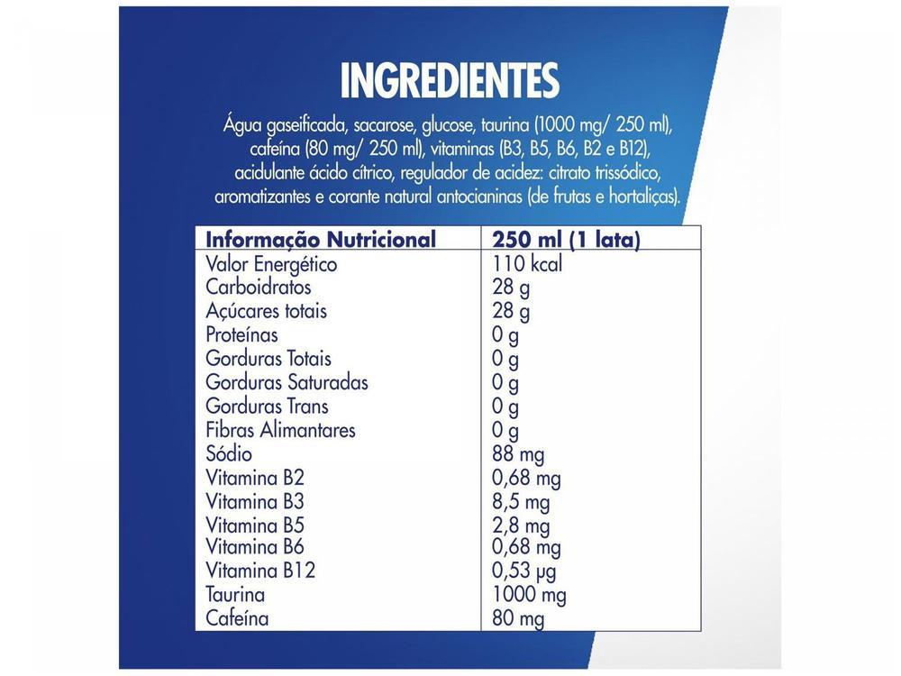 Bebida Energética Red Bull Morango e Pêssego 250ml 4 Unidades - 15