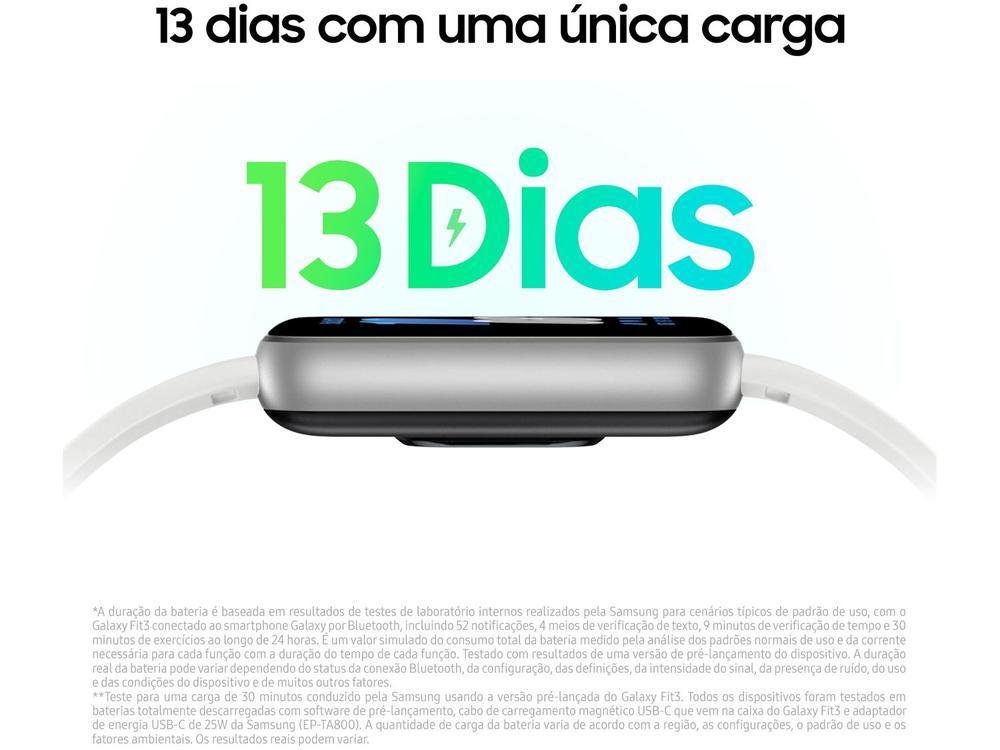 Smartband Samsung Galaxy Fit3 Prata - 3