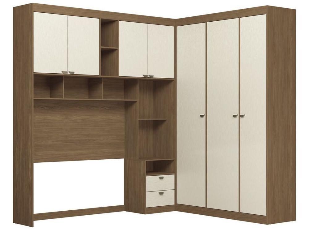 Quarto Modulado Casal 4 Peças Santos Andirá Lugano - 1