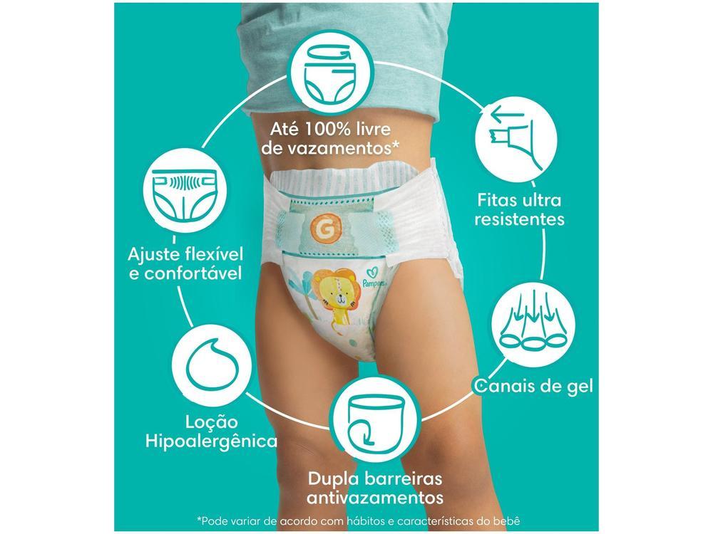Fralda Pampers Confort Sec Tam. XXXG +19kg 74 Unidades - 4