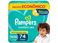 Fralda Pampers Confort Sec Tam. XXXG +19kg 74 Unidades - 1