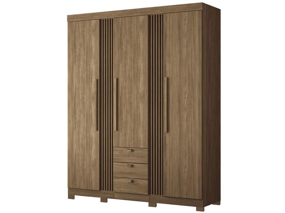 Guarda-roupa Casal 3 Portas 3 Gavetas Santos Andirá Aurora 3.3 - 1