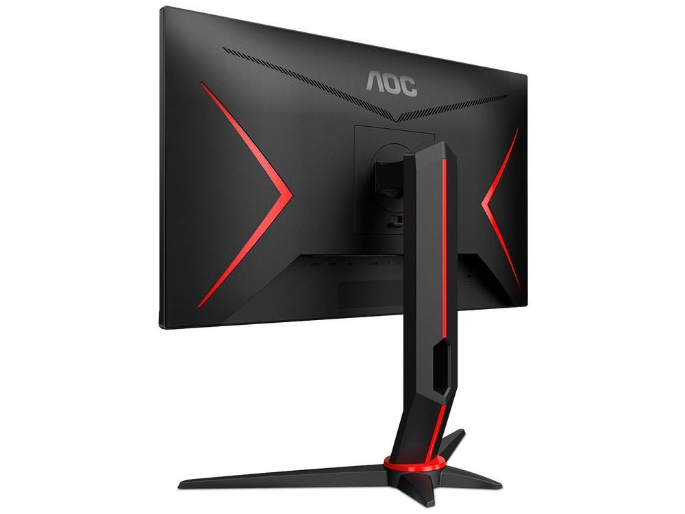 Monitor Gamer AOC 23,8" Full HD HDMI 165Hz 1ms 24G2S/BK com Ajuste de Altura - 7