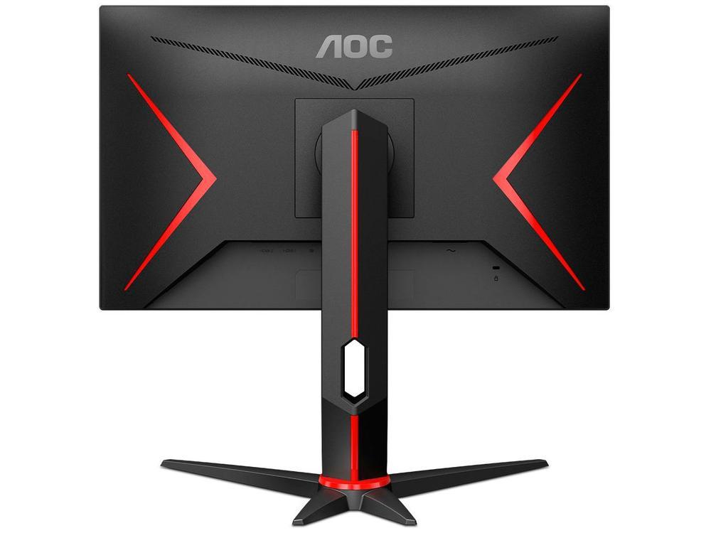 Monitor Gamer AOC 23,8" Full HD HDMI 165Hz 1ms 24G2S/BK com Ajuste de Altura - 8