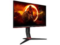 Monitor Gamer AOC 23,8" Full HD HDMI 165Hz 1ms 24G2S/BK com Ajuste de Altura