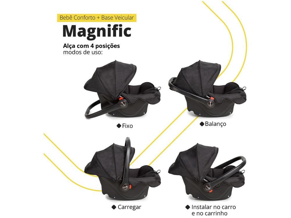 Carrinho de Bebê com Bebê Conforto Travel System - 8