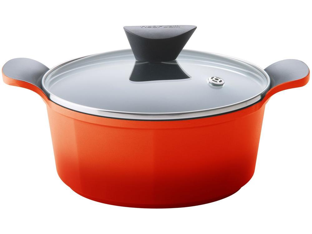 Jogo de Panelas Neoflam Revestimento Cerâmico de Alumínio Laranja 5 Peças Venn - 4