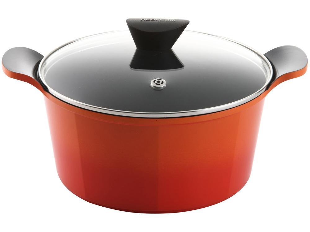 Jogo de Panelas Neoflam Revestimento Cerâmico de Alumínio Laranja 5 Peças Venn - 5