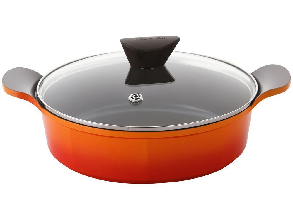 Jogo de Panelas Neoflam Revestimento Cerâmico de Alumínio Laranja 5 Peças Venn - 7